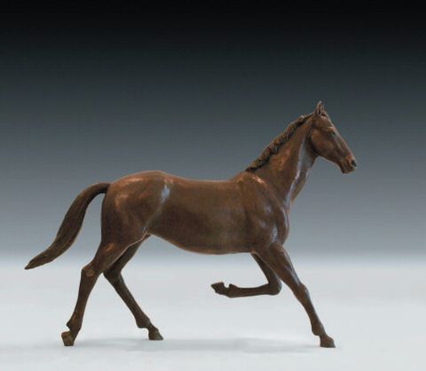 Limited edition horse sculpture in bronze available for purchase