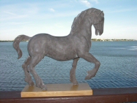 Clydesdale horse sculpture - click here for larger version and purchase details