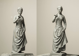 Rough maquette Emily Williamson commemorative statue