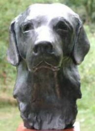 Sculpture portrait of a labrador - click on image for larger views of this animal sculpture