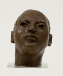 Miniature bronze bust of one of my original Artists of the Silk Road series